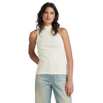 Abbigliamento G‑Star Senza Maniche Aperto Dietro Bianco Antico M
