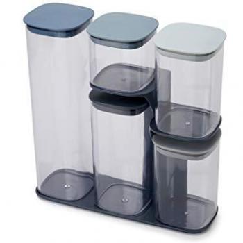 Joseph Joseph Podium 5 Piece Storage Container Set Editions Blue 81106