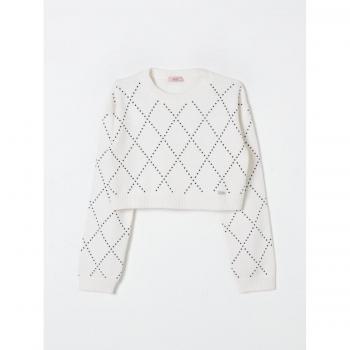 Pull enfants color beige, coupe 8, collection LIUJO