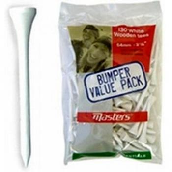 Bumpa Holztees 2,125 weißer Beutel 130 Golf Zubehör