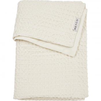 MEYCO Coperta Neonati Waffle Grigia 100 x 150 cm