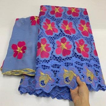Tela Dubái de Encaje 7 Yards “Desierto de Oro”