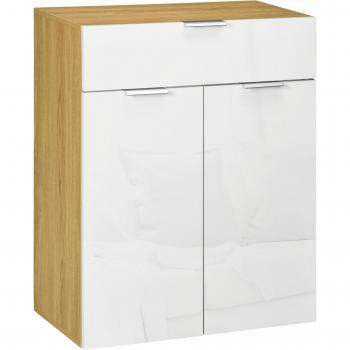 Aparador Multifuncional Homcom 70×35×92 cm – Estanterías Regulares, Cajón Interior