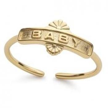 Soft Gleam 14K Gold Small Ring