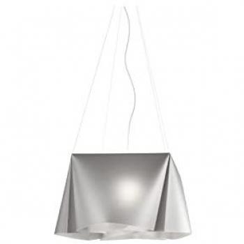 Lámpara Suspensa 3 Luces Plata Metal Cromado 59x31 cm