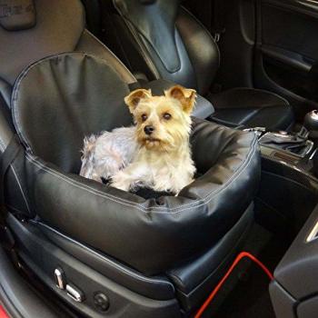 Hossi's Verstärkter Autositz für Hunde im Leder-Look