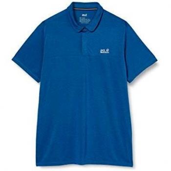 Jack Wolfskin JWP Homme Polo Indigo Blue FR : XL Taille Fabricant : XL