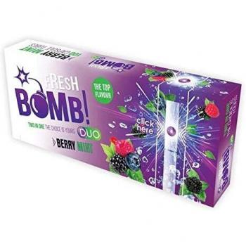 Fresh Bomb Lila Click Hülsen mit Aromakapsel 5 Boxen