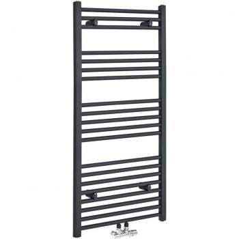 Termoarredo Bagno Hudson Reed Neva Antracite 1188x600 mm Attacco Centrale 728W