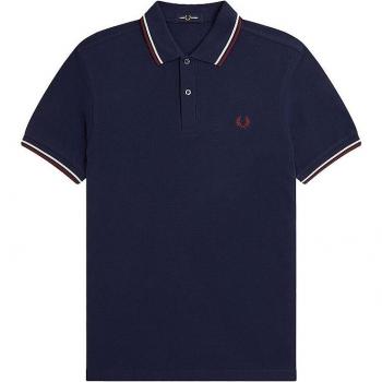 Fred Perry Herren Poloshirt Blau Größe XL