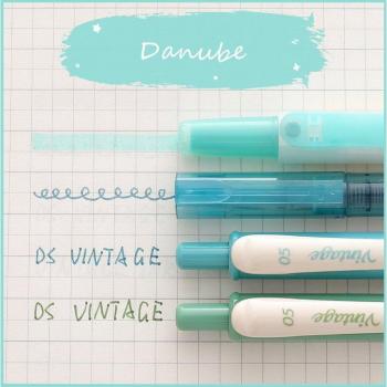 Cuarteto de Plumas de Gel Retro con Tinta Vibrante DIY