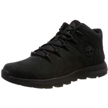 Timberland Herren Euro Sprint Trekker Chukka Boots, Schwarz (Black Nubuck), 42 EU