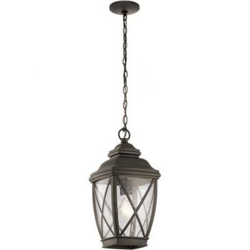 Lampada Sospensione Esterni Elstead Lampara 37cm Bronzo Antico
