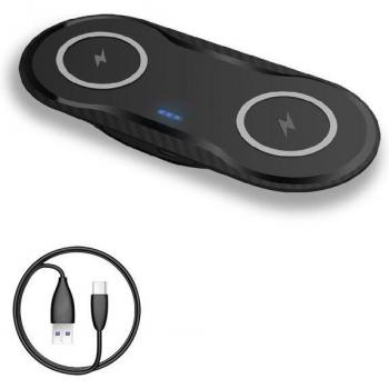 FDGAO Station Chargeur Sans Fil Qi 20W Multi-Compatible iPhone, Apple Watch et Airpods Pro