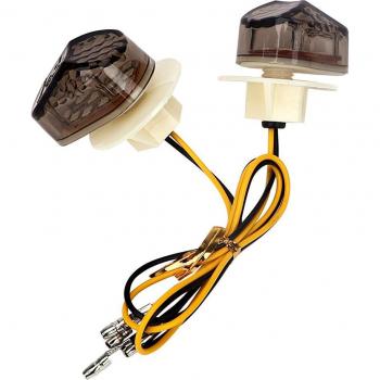 Motorcycle Blinker Lights 12V Yellow LED Pair
