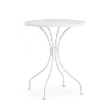 Mesa Lizette de Metal Blanca D60