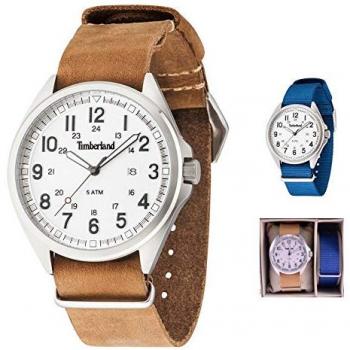 Montre en Cuir Timberland Hommes TBL-GS-14829JS-01-AS