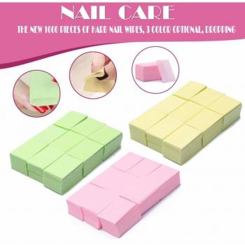 1000PCS Colorful Nail Art Gel Polish Remover Wipes