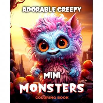 Adorable Creepy Mini Monsters Coloring Book