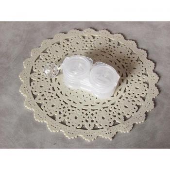 Macaron Press Clamshell Contact Lens Holder for Women