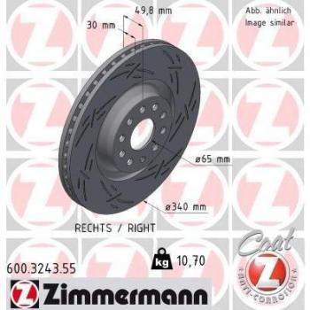 600324355 Black Z Disc – Zimmermann – 600.3243.55