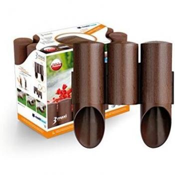 Barrière extérieure 3 MAXI 13,5 cm x 2,1 m couleur marron