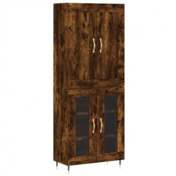 VidaXL Highboard in Räuchereiche 69,5x34x180 cm