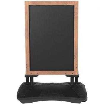 Update Displays WindPro Kundenstopper Holz Kreidetafel 590x780 mm