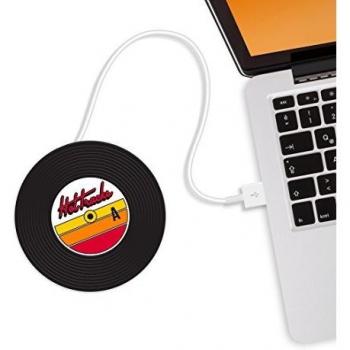 Mustard Tassenwärmer „Schallplatte“ – USB-Kaffeewärmer