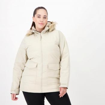 Parka con Cappuccio Beige