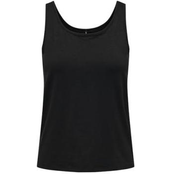 Camiseta negra Only modelo 15296628 para mujer