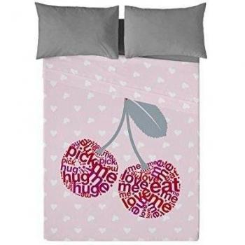 Juego de Sábanas Wild About Words Cherries Rosa/Fucsia