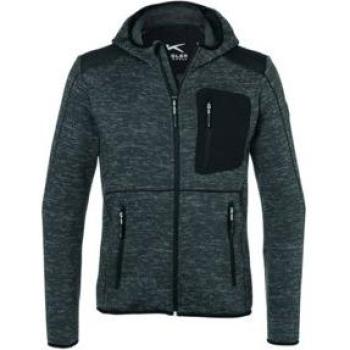 Kübler Light Strickjacke anthrazit/schwarz, Größe M