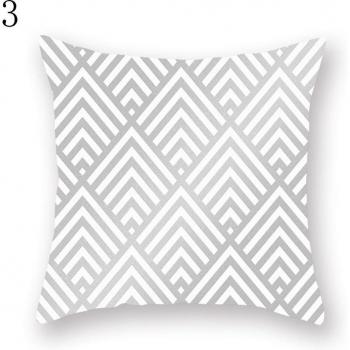 Silver Grey Square Cushion Cover for Home