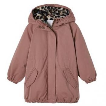 Parka Doublée Fille en Imitation Fourrure Rose