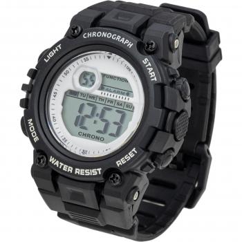 Fieldwork YM091P‑4: Reloj digital 3 atm para mujer con correa de uretano en tonos neutros