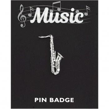 Broche Pin's Saxophone Argenté – Motif Musical