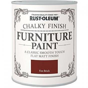 Rust-Oleum 750ml Chalky Finish Furniture Paint in Fire Brick Red