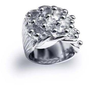 Jewelco London King George III Guard Ring (Men’s Silver) – 4‑Row, 21 mm, Size Z+1