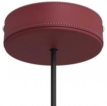 Câbles Créatifs KRP0410 en Cuir Rose avec Finition Bois