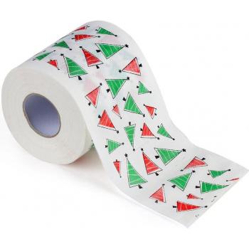 Papel de regalo festivo con diseño de Santa y nieve