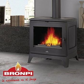 Estufa de Leña Bronpi Modelo Preston 9 kW