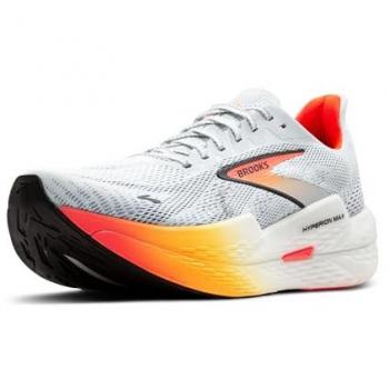 Chaussures de course Brooks Hyperion Max 2 Gris Orange AW24, Taille 44