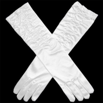 Guantes Clásicos Flapper en Negro y Blanco