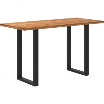VidaXL Massivholz Bartisch Hellbraun 180x80 cm