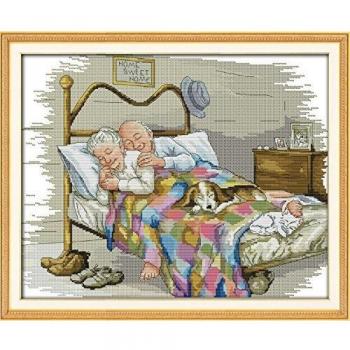 Becret Vintage Pair 44×36 Cross Stitch Design