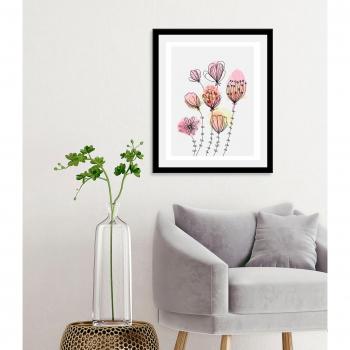 Queence Bild »Faye«, zarte Blüten, (1 St.), gerahmt