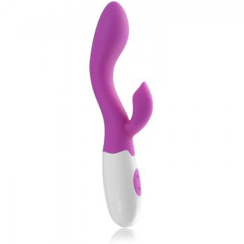Deluxe G‑Spot‑Silicone‑Vibrator „Extra Clitoral Touch“