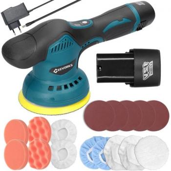 TONYSA FlexiPolish 125mm Lucidatrice Portable con Microfibra