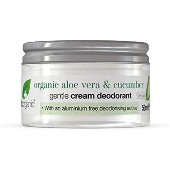 Deodorante in crema all'Aloe Vera & Cetriolo, 50 ml – lenitivo – delicato